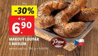 Lidl MAKOVÝ LOUPÁK S MÁSLEM nabídka