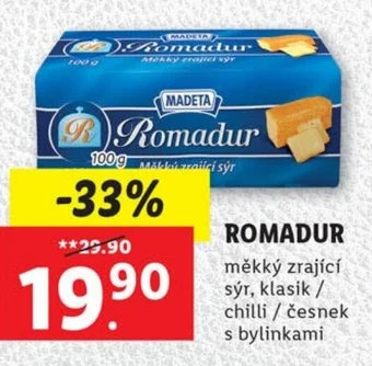 Lidl ROMADUR nabídka