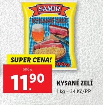 Lidl KYSANÉ ZELÍ nabídka
