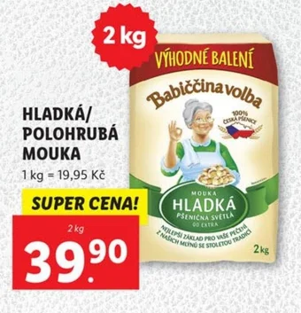 Lidl HLADKÁ/ POLOHRUBÁ MOUKA nabídka