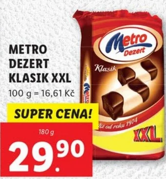 Lidl METRO DEZERT KLASIK XXL nabídka