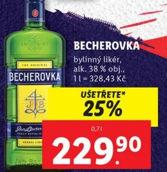 Lidl BECHEROVKA nabídka