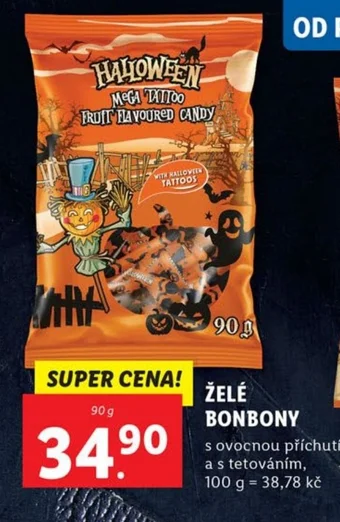 Lidl ŽELÉ BONBONY nabídka