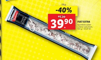 Lidl FUET EXTRA nabídka