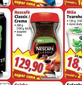 Norma Nescafé classic / crema nabídka