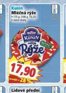 Norma Kunín mléčná rýže nabídka