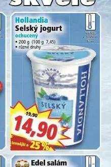 Norma Hollandia selský jogurt nabídka