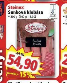 Norma Steinex šunková klobása nabídka