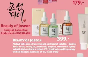 Rossmann Beauty of joseon korejská kosmetika nabídka