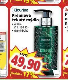 Elcurina prémiové tekuté mýdlo