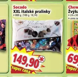 Norma Socado xxl italské pralinky nabídka