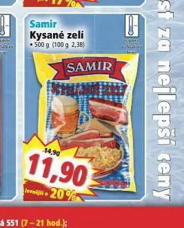 Norma Samir kysané zelí nabídka