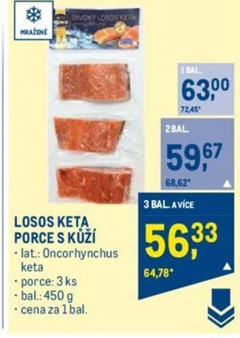 Makro LOSOS KETA PORCE S KŮŽÍ nabídka