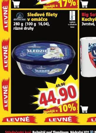 Norma Sleďové filety v omáčce nabídka