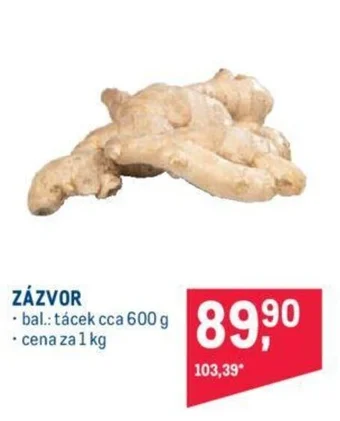 Makro ZÁZVOR nabídka