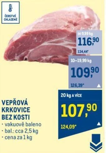 Makro VEPŘOVÁ KRKOVICE BEZ KOSTI nabídka