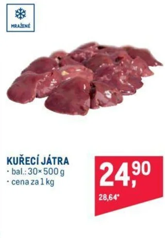 Makro KUŘECÍ JÁTRA nabídka