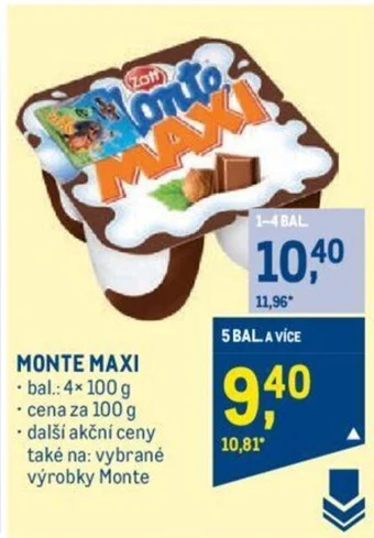 Makro MONTE MAXI nabídka