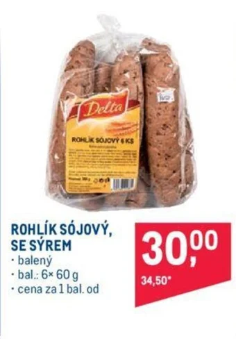 Makro ROHLÍK SÓJOVÝ, SE SÝREM nabídka