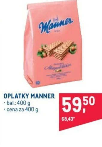 Makro OPLATKY MANNER nabídka