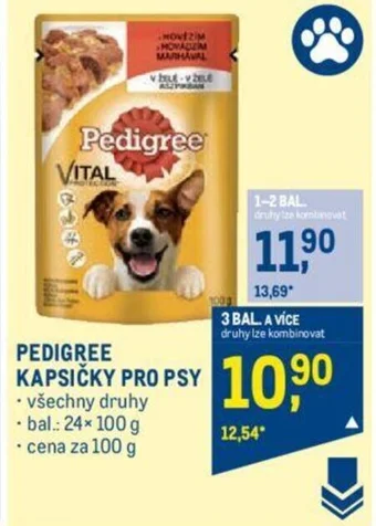 Makro PEDIGREE KAPSIČKY PRO PSY nabídka