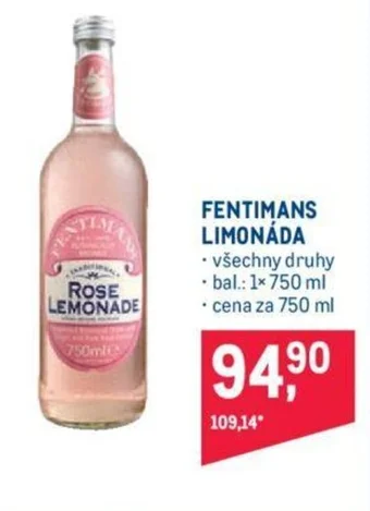 Makro FENTIMANS LIMONÁDA nabídka