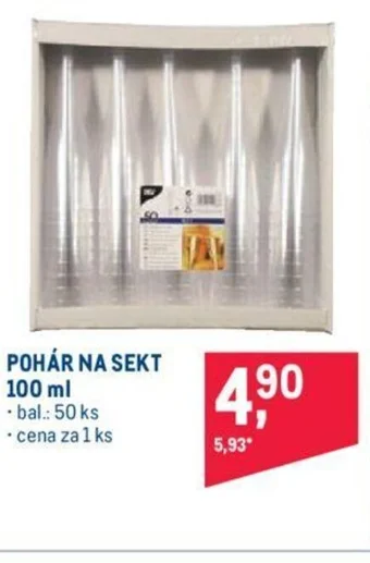 Makro POHÁR NA SEKT 100 ml nabídka