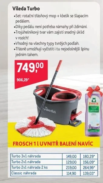 Makro Vileda Turbo nabídka