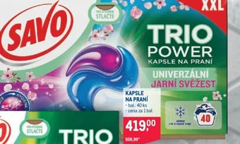 Makro KAPSLE NA PRANÍ nabídka