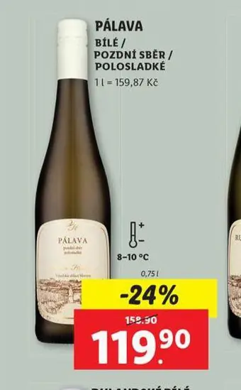 Lidl Pálava nabídka