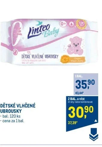 Makro DĚTSKÉ VLHČENÉ UBROUSKY nabídka