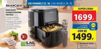 Lidl Digitální horkovzdušná fritéza nabídka