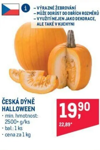 Makro ČESKÁ DÝNĚ HALLOWEEN nabídka