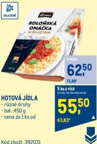 Makro HOTOVÁ JÍDLA nabídka