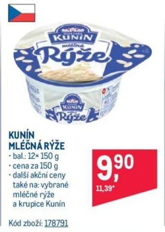 Makro KUNIN MLÉČNÁ RÝŽE nabídka