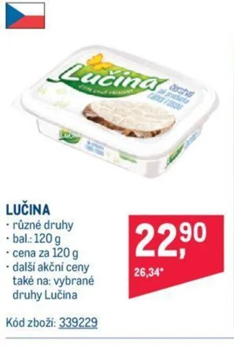Makro LUČINA nabídka