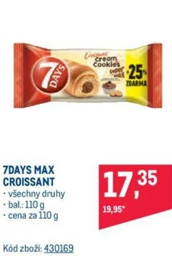 Makro 7DAYS MAX CROISSANT nabídka