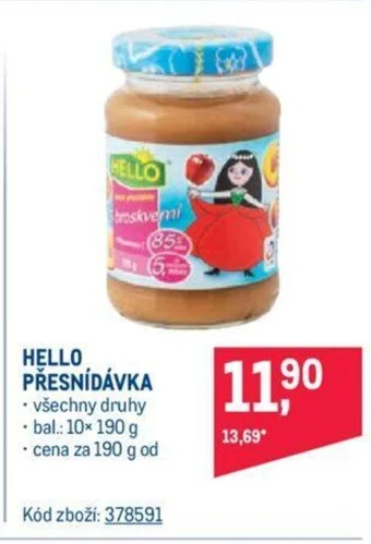 Makro HELLO PŘESNÍDÁVKA nabídka