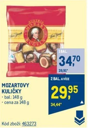 Makro MOZARTOVY KULIČKY nabídka