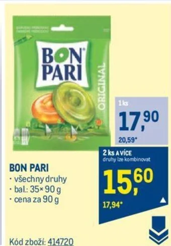 Makro BON PARI nabídka