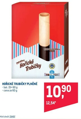 Makro HOŘICKÉ TRUBIČKY PLNĚNÉ nabídka