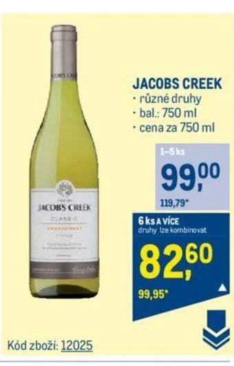 Makro JACOBS CREEK nabídka