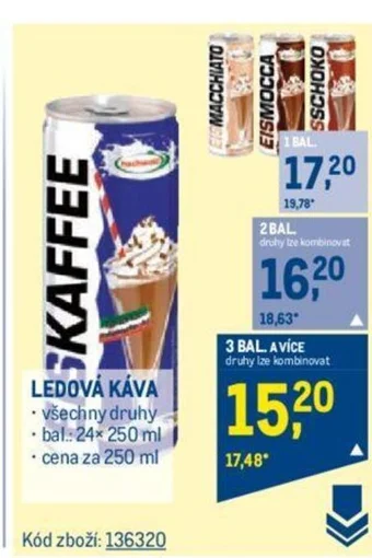 Makro LEDOVÁ KÁVA nabídka