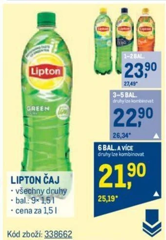 Makro LIPTON ČAJ nabídka