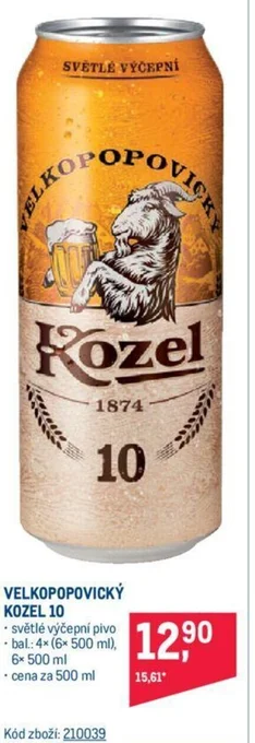 Makro VELKOPOPOVICKÝ KOZEL 10 nabídka