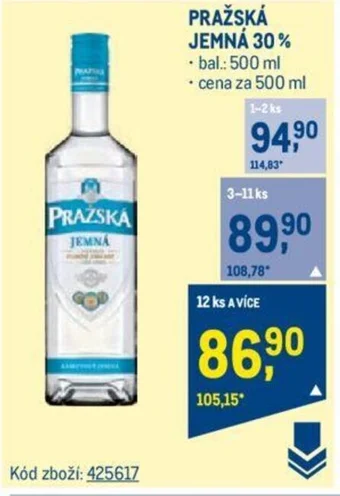 Makro PRAŽSKÁ JEMNÁ 30% nabídka