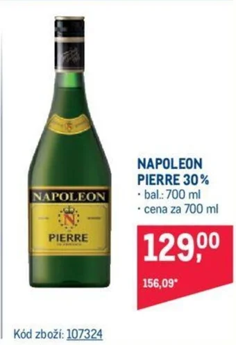 Makro NAPOLEON PIERRE 30% nabídka