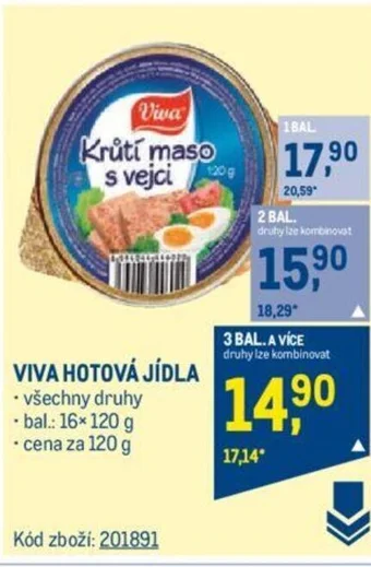 Makro VIVA HOTOVÁ JÍDLA nabídka