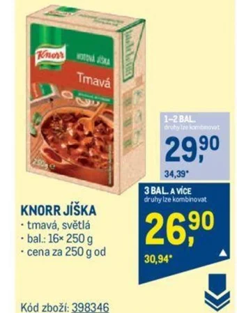 Makro KNORR JÍŠKA nabídka