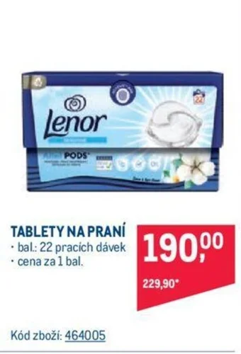 Makro TABLETY NA PRANÍ nabídka